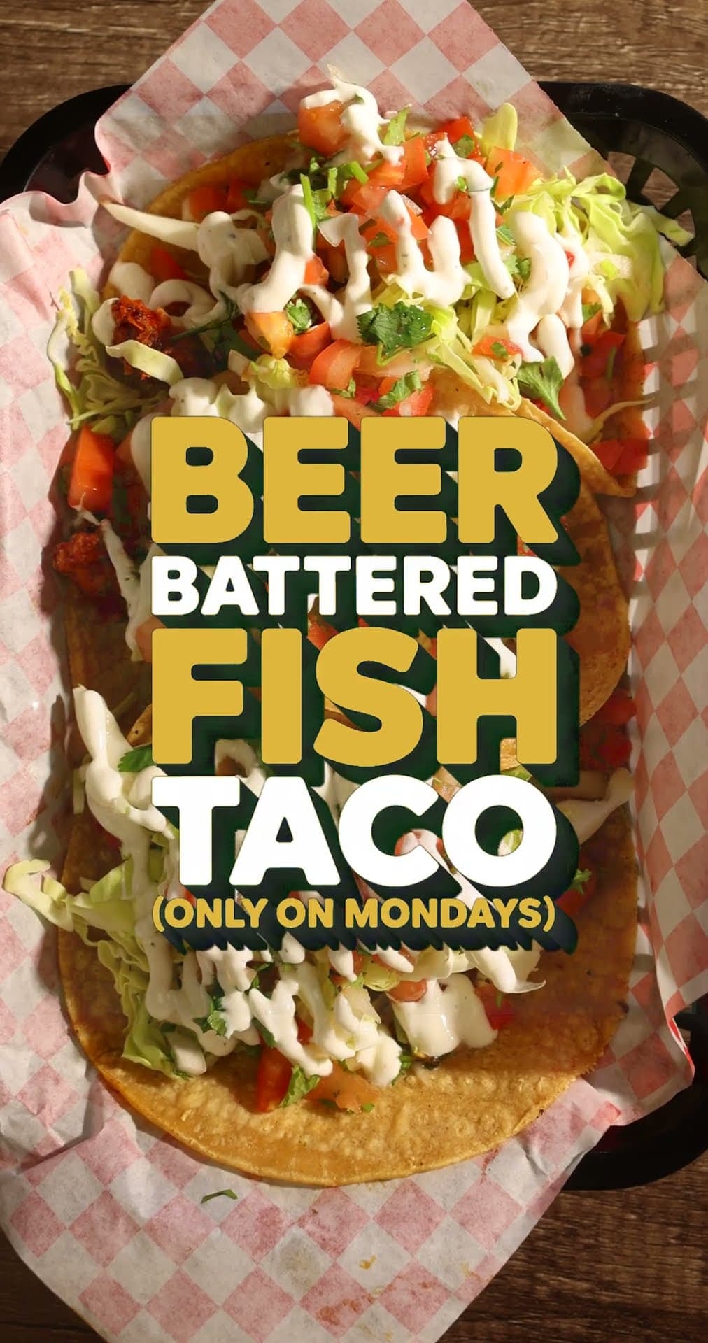 Beer Battered Fish Taco (Mondays Only)