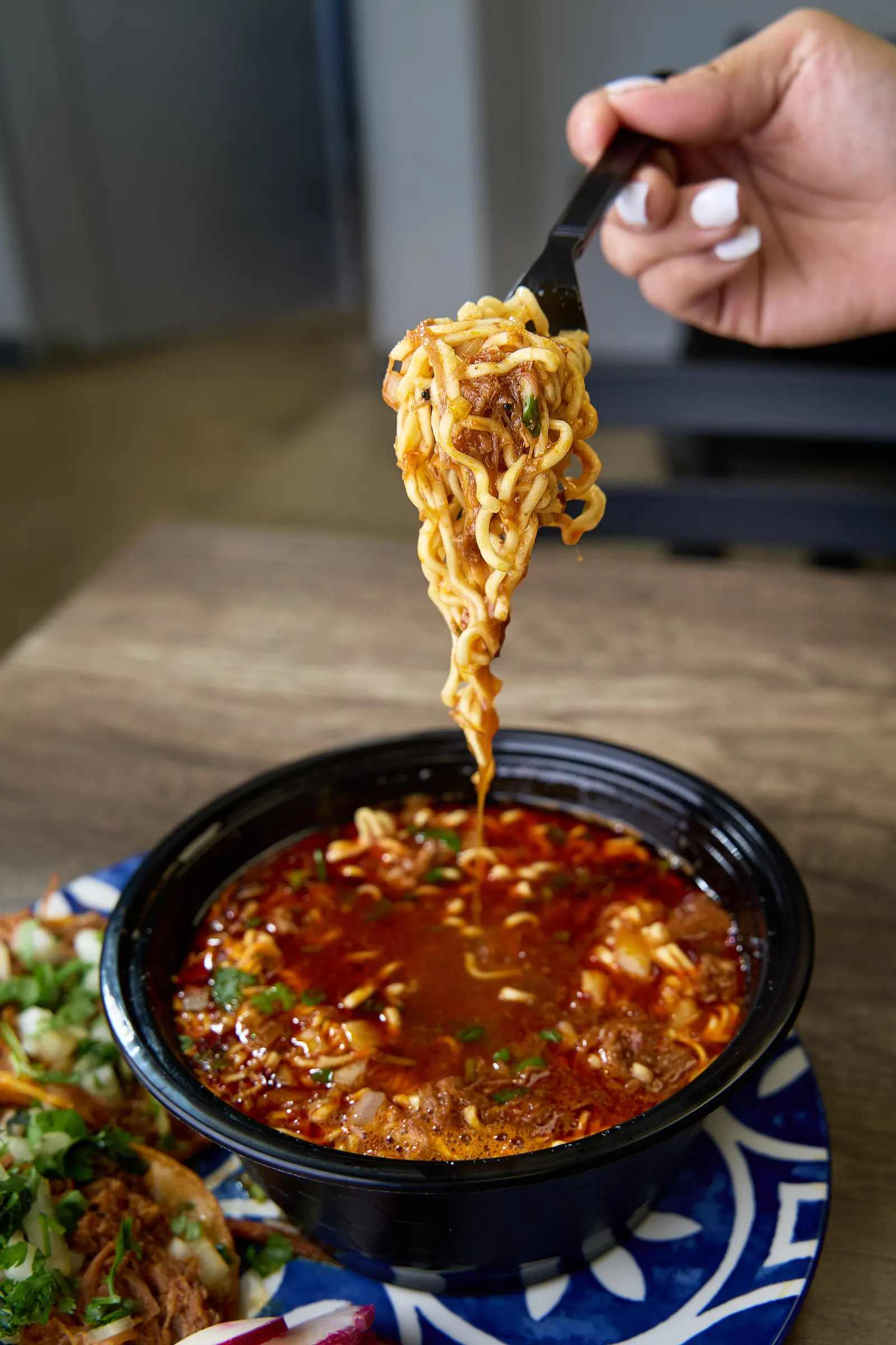 Birria ramen — follow @mr_birria on Instagram
