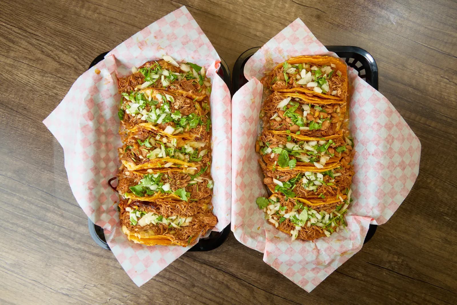 Dishes ready to serve at Mr. Birria